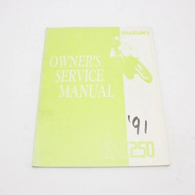 1991 Suzuki RMX250 Service Manual 99011-05D52-03A - Image 1 of 2