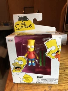 JAKKS PACIFIC THE SIMPSONS BART CON MONOPATÍN FIGURA 2.5" NUEVO SELLADO/ - Imagen 1 de 4
