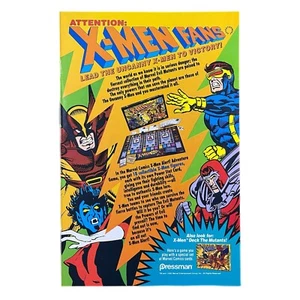 X-Men Alert Board Game Print Ad 1992 6.5x10" Pressman 90s Adventure Marvel - Picture 1 of 1