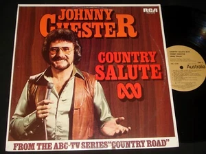 JOHNNY CHESTER - COUNTRY SALUTE  LP - AUSSIE COUNTRY & WESTERN - Picture 1 of 2