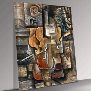 Violin and Grapes Pablo Picasso Wall Art Picture Print Ready To Hang - Picture 1 of 6