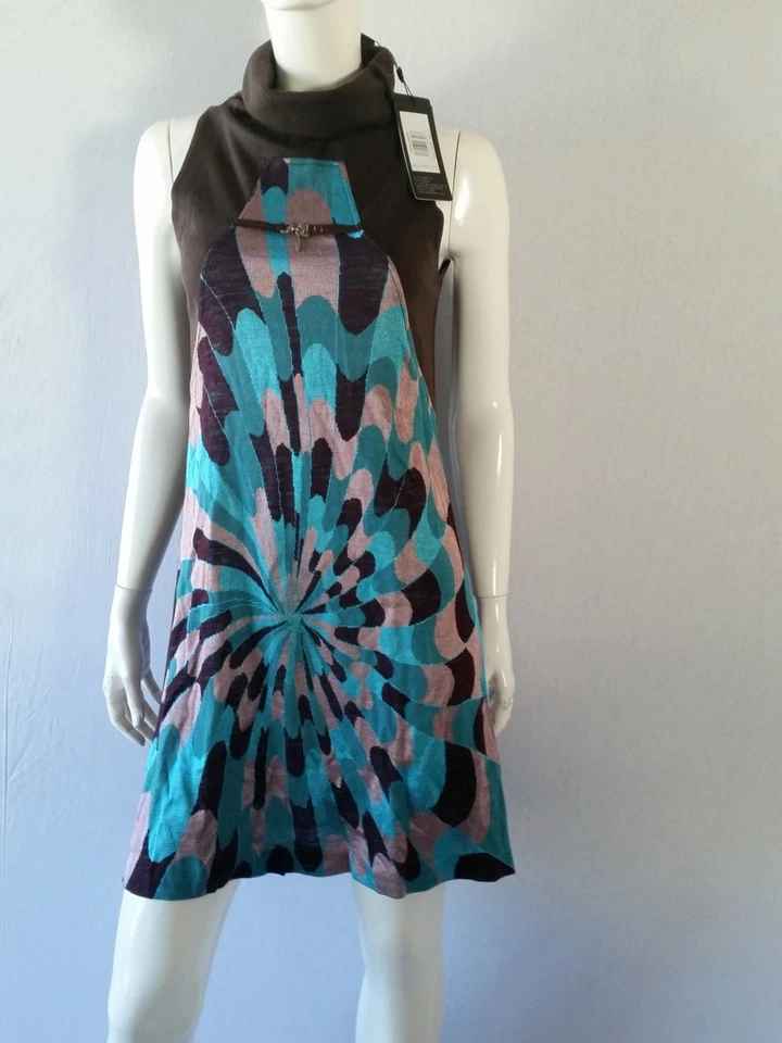 CUSTO Barcelona Kleid Guigu brown Gr.2=Gr.34**NEU(610)* - Bild 1 von 4