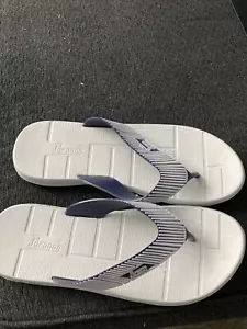 New Paragon Casual Gray Rubber Flip Flops Size Mens 10. Never Worn Perfect Cond. - Picture 1 of 9