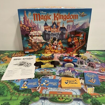 Disney Magic Kingdom Board Game Parker Brothers 99% Complete [Missing Mickey] - Image 1 of 4