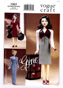 Vogue Craft 7327 Doll GENE Ashton Drake " Day or Night 1945 " Pattern New Uncut - Picture 1 of 1
