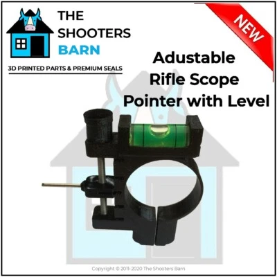 Adjustable Rifle Scope Pointers Built in Level Black, Adjustable Or Fixed 30mm  - Image 1 of 4