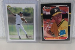 92' Upper Deck Derek Jeter #5, 1987 Donruss Mark McGwire #46 Cards - Bild 1 von 6