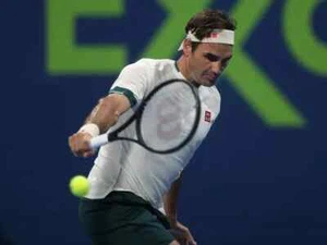 [New] Uniqlo Roger Federer RF 2021 Doha Dubai Qatar Henley Polo size L (US M) - Picture 1 of 10