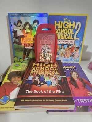 High School Musical , Camp Rock & Hannah Montana Books & DVD BUNDLE  Top Trumps  - Image 1 of 4