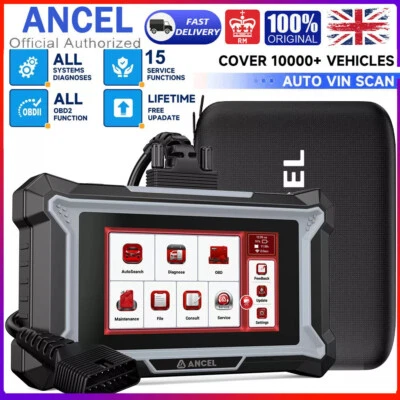 ANCEL DS200 Car Full Systems OBD2 Scanner ABS SRS Diagnositc Tool with 15+ Reset