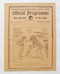 TOTTENHAM HOTSPUR v CRYSTAL PALACE Reserves 1923/1924 (3/11/23) *Exc Condition* - Picture 1 of 3