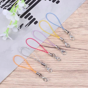 50 Pcs Lobster Buckle Rope Cell Phone Charm Cord DIY Accessories - Zdjęcie 1 z 12