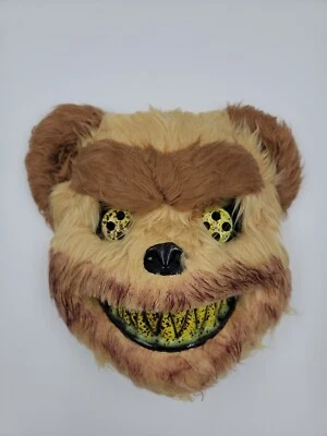 New Bloody Teddy Bear Mask Masquerade Scary Plush For Halloween Or Party - Image 1 of 4
