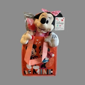 Peluche Minnie Mouse San Valentín 13" con bolsa de regalo reutilizable de Disney - Imagen 1 de 2