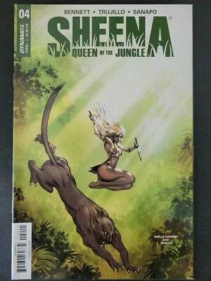 Capa SHEENA QUEEN OF THE JUNGLE Vol 2 #4 (2021) DYNAMITE COMICS NOELLE RAMER - Imagem 1 de 2