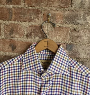 Paul Stuart Mens Shirt, Size Small 100% Cotton Pique, Italy - Image 1 of 4