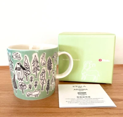 tasse à tasse iittala x mina perhonen avec boîte 0,3 L/10,1 fl oz vert clair ... - Photo 1/4