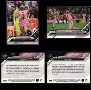 (2) 2024 MLS Topps Now Lionel Messi Inter Miami CF #12 & #43 SP 🔥 - Bild 1 von 5