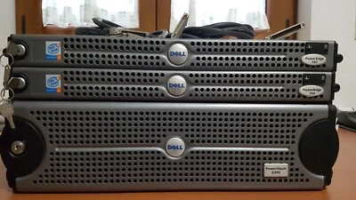 Cluster DELL 2 x PE 750 + PowerVault 220S - Immagine 1 di 4