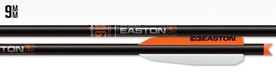 Easton - Perno de ballesta de 9 mm - Inserciones de latón - Paletas BTV de 3" - 20" - Leva trasera plana Foto 1 de 1