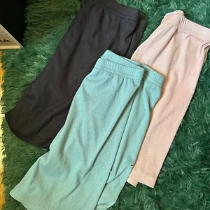 SHEIN Girls Ribbed Knit Biker Shorts Bundle - Size 7 - 3 pieces included - Picture 1 of 4