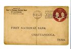 Ancienne enveloppe vintage de marque Com'l & Framers National Bank Baltimore 1895