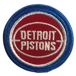 1985 ERA DETROIT PISTONS NBA BASKETBALL VINTAGE 3" ROUND TEAM LOGO PATCH - Picture 1 of 1