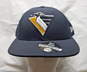 Brandneu mit Etikett Vintage Pittsburgh Penguins flache New Era Mütze - Größe 7 5/8 - Bild 1 von 7