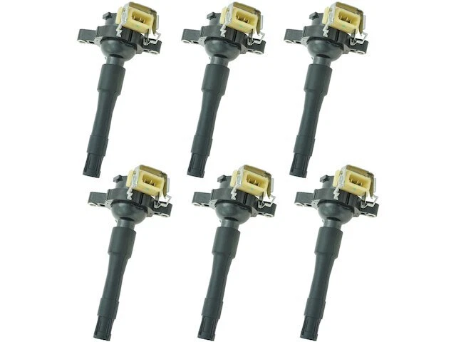 Juego de bobinas de encendido TRQ para BMW 323i 1998-2000 2,5 L 6 cilindros 65 VFMD Foto 1 de 1