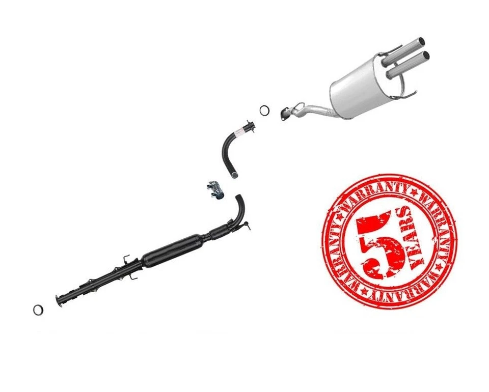 Выхлопная система глушитель промежуточных труб 1997-1999 Acura CL 2,2 л 2,3 л - Изображение 1 из 4