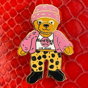 LAS VEGAS US🎸Hard Rock HOTEL®HRH PIN🎸2001 PINK TEDDY☑️HERRINGTON BEAR LE1000🎗 - Picture 1 of 4
