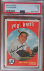 1959 Topps Baseball #180 Yogi Berra New York Yankees Psa 5 G-471