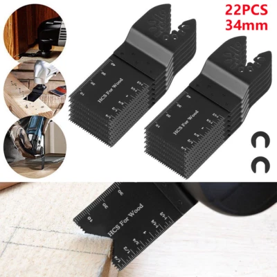20Pcs Oscillating Multi Tool Saw Blade Set Wood Saw Blades for Fein Bosch Makita - Image 1 of 4