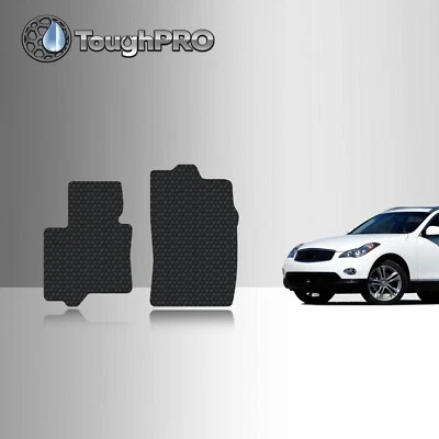 Alfombrillas delanteras ToughPRO negras para Infiniti EX35 All Weather Custom Fit 2008-2012 Foto 1 de 4