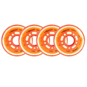 Ruedas de hockey sobre patines Labeda Union interior suaves 76A naranja 68 mm - Juego de 4 - Imagen 1 de 3