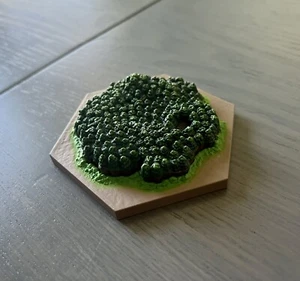 Catan 3D Edition | Forest Mamber Terrian Hex | Pieza de juego de repuesto oficial - Imagen 1 de 3
