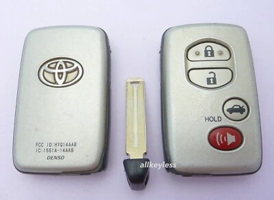 OEM TOYOTA CAMRY AVALON smart keyless entry remote key fob HYQ14AAB 3370 E Board - Image 1 of 4