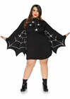 Leg Avenue Spider Jersey T Shirt Halloween Web Sleeves Costume Dress 86885/X