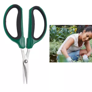 6" Plant Trimmer Garden Pruning Scissors Stainless Steel Bonsai Straight Shears - Picture 1 of 1