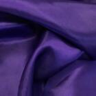 Purple 58&quot;Wide 95%Polyester 5%Spandex,Heavy Stretch Matte Satin Fabric,BTY
