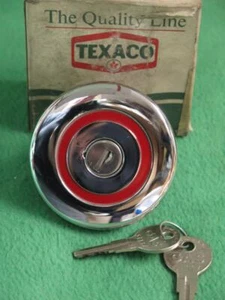 GT-57 LOCKING GAS FUEL TANK FILLER NECK CAP 53-63 FORD LINCOLN MERCURY CHRYSLER - Foto 1 di 1