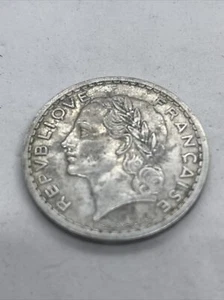 1949 France 5 Francs Aluminum km 888 b - Picture 1 of 11