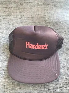 HARDEES Trucker Vintage Hat ADJUSTABLE Free Shipping - Picture 1 of 3