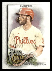 2022 Topps Allen & Ginter Bryce Harper #16 Philadelphia Phillies Baseball Card - Picture 1 of 2