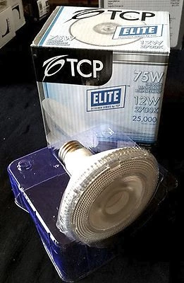 TCP Elite LED 75W 12 Watt Halogen replacement, PAR30 Short Neck - Image 1 of 4