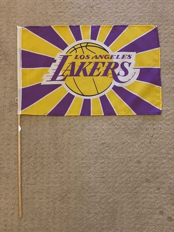 Los Angeles Lakers Hand-Flag Kobe Bryant 2008 NBA Cover