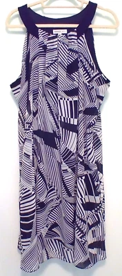 Vestido Pullover Robbie Bee Sin Mangas Blanco y Negro Talla Para Mujer XL NUEVO CON ETIQUETAS Foto 1 de 4