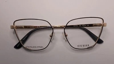 Guess GU2793 NEW eyeglass frame 032 gold/black 53-15-140 - Image 1 of 4
