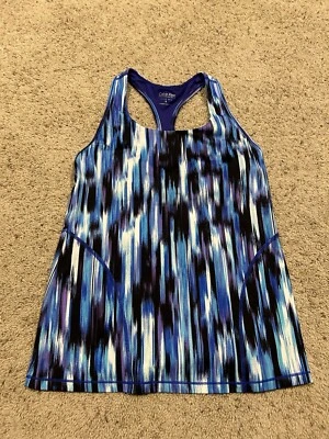 Sujetador Incorporado Calvin Klein Performance Talla S TANK TOP Espalda Corredora AZUL Y24 Foto 1 de 4