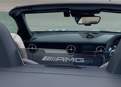 Air Blade GT Mini Wind Deflector for Mercedes-Benz R172 SLK & SLC - Grey Tinted - Image 1 of 2